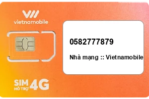 Sim Vietnamobile 0582777879 