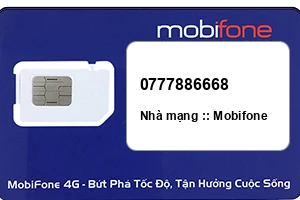 Sim Mobifone 0777886668 