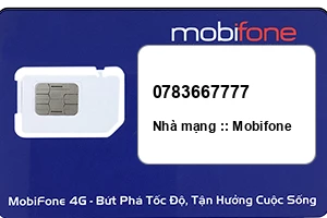 Sim Mobifone 0783667777 