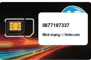 Sim ITelecom 0877197337 