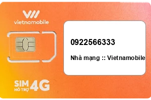 Sim Vietnamobile 0922566333 